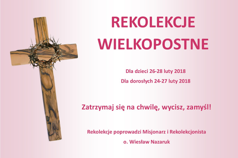 Rekolekcje Wielkopostne