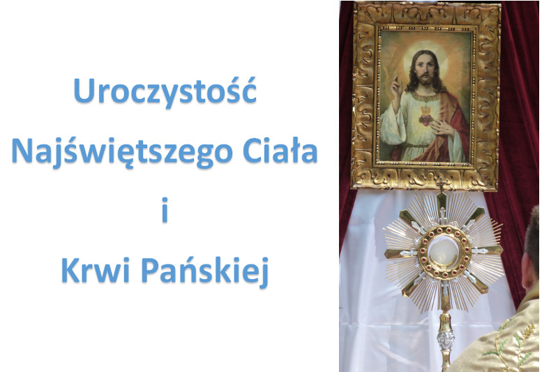 Boże Ciało – 31.05.2018