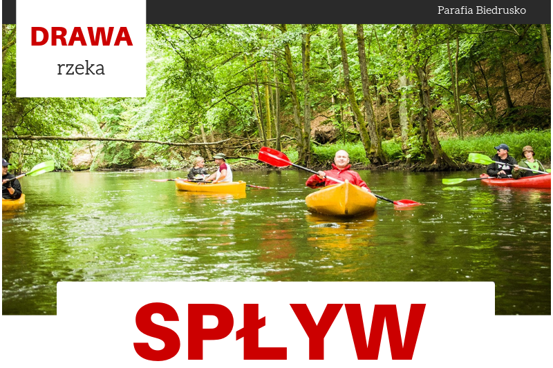 Spływ kajakowy rzeką Drawą