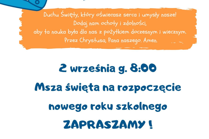 Nowy rok szkolny 2019/2020