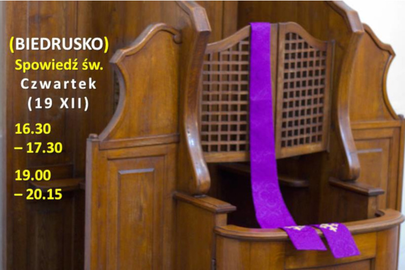 Spowiedź Adwentowa 2019