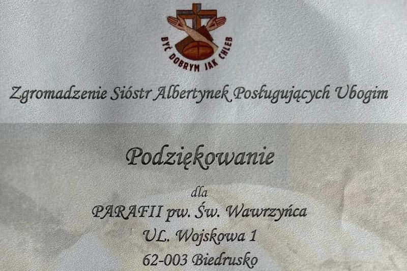 Przekazanie darów